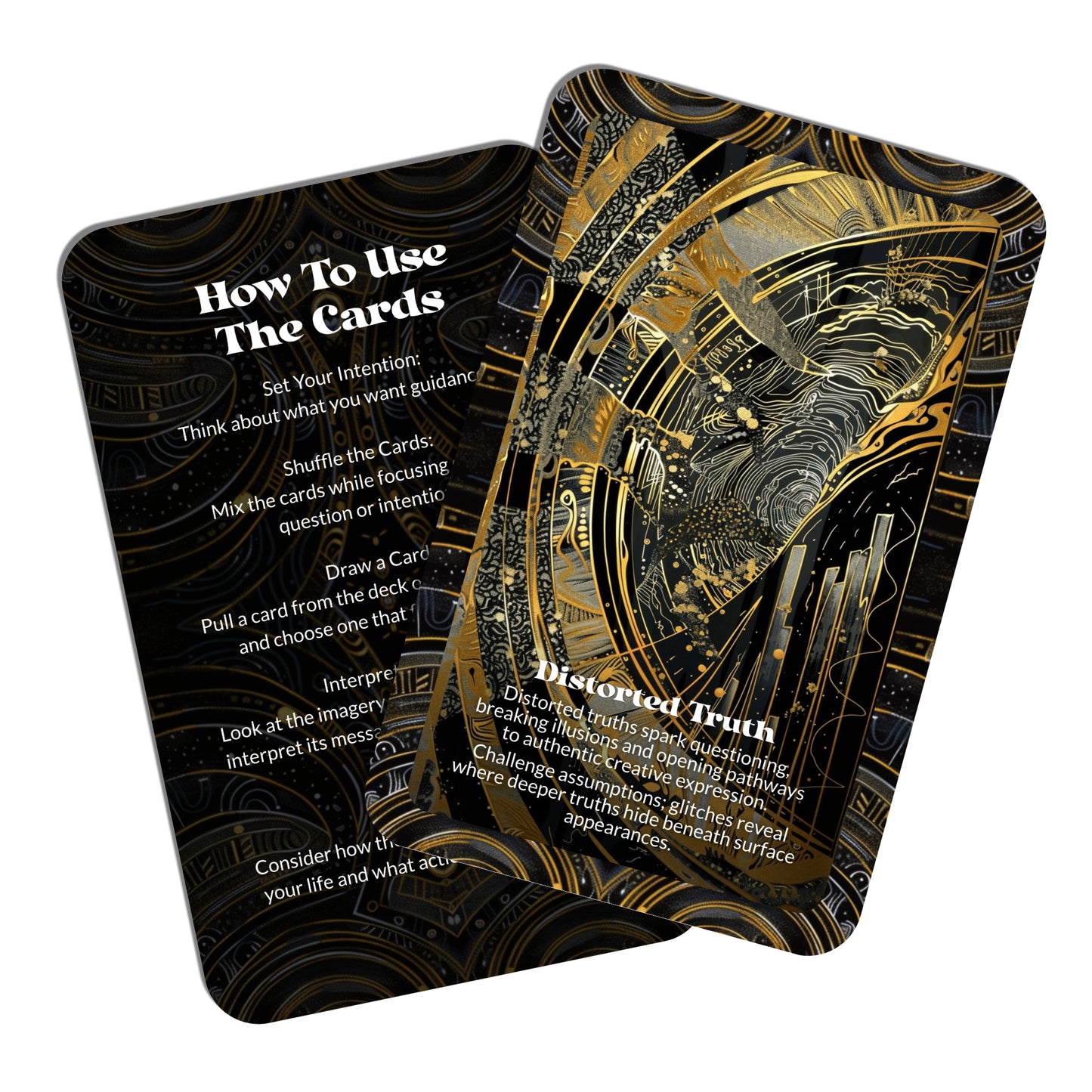 Glitch Oracle – An Inspired Mistakes Oracle Deck – 22 Oracle Cards – Find Power in the Perfect Error