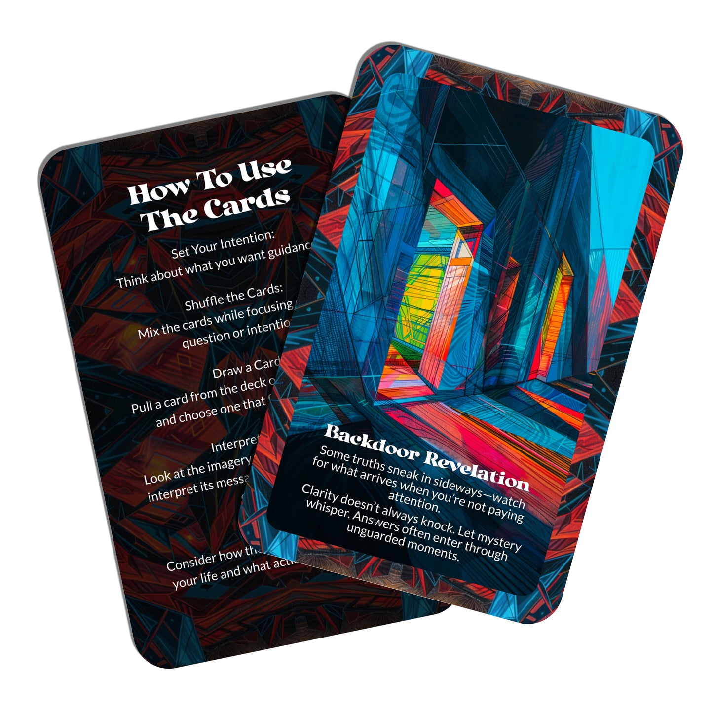 404 Oracle Not Found – An Uncertainty Oracle Deck – 22 Oracle Cards – Embrace the Sacred Glitch