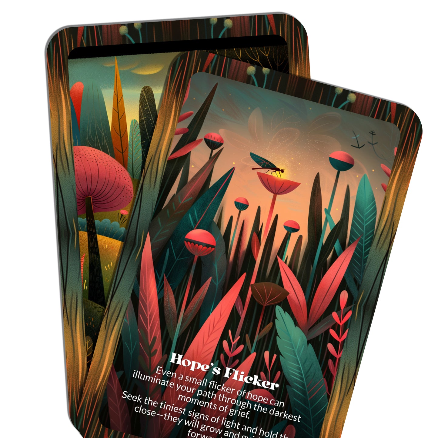 Glow & Grief – An Emotional Healing Oracle Deck – 22 Oracle Cards – Let Light Pass Through the Ache