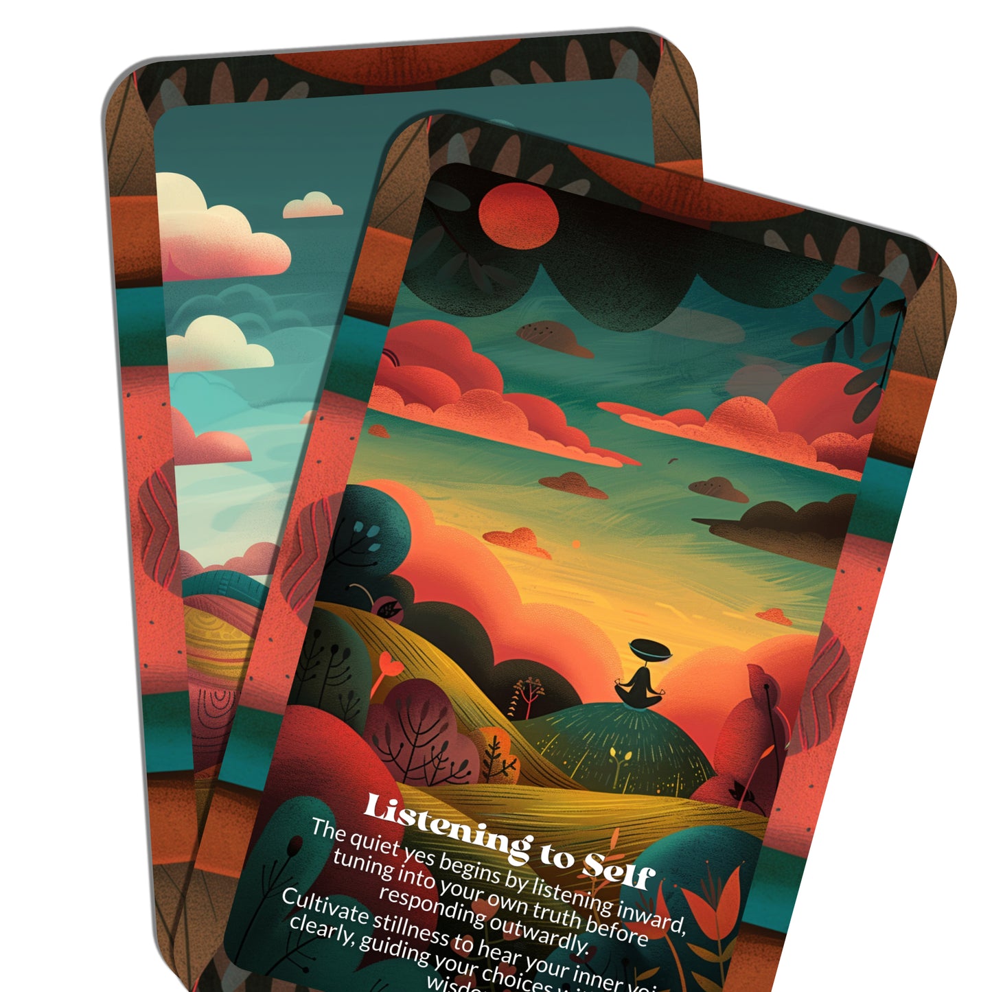 The Quiet Yes – A Boundaries Oracle Deck – 22 Oracle Cards – Consent that Begins from Within