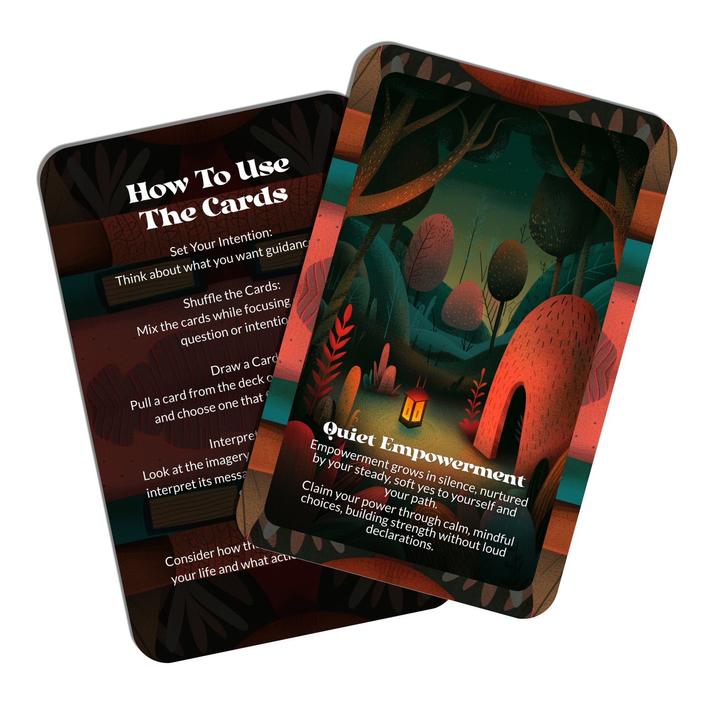 The Quiet Yes – A Boundaries Oracle Deck – 22 Oracle Cards – Consent that Begins from Within