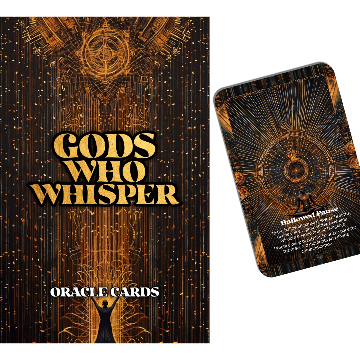 Gods Who Whisper – A Spiritual Communication Oracle Deck – 22 Oracle Cards – Messages from the Subtle Divine