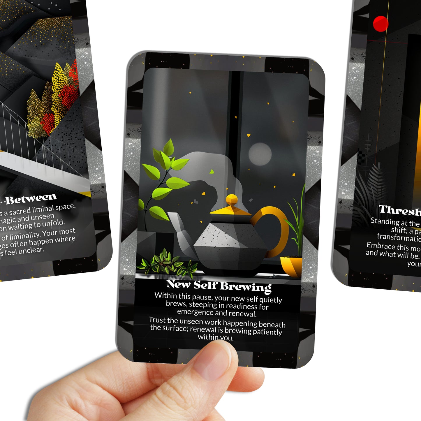 The Shift Room – A Personal Transition Oracle Deck – 22 Oracle Cards – Where Who You Were Begins to Move