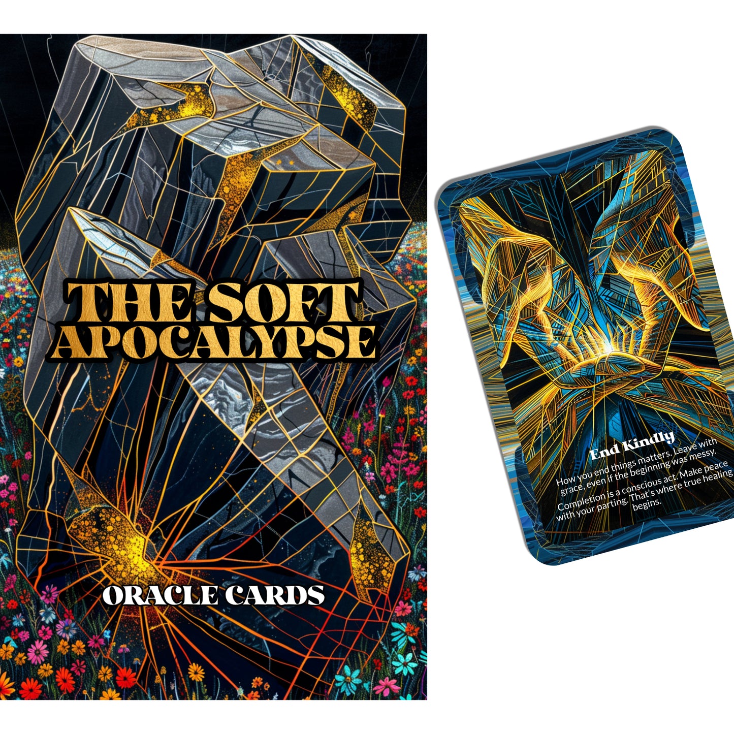 The Soft Apocalypse – A Gentle Transformation Oracle Deck – 22 Oracle Cards – Change the World Without Breaking It