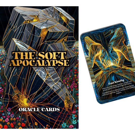 The Soft Apocalypse – A Gentle Transformation Oracle Deck – 22 Oracle Cards – Change the World Without Breaking It