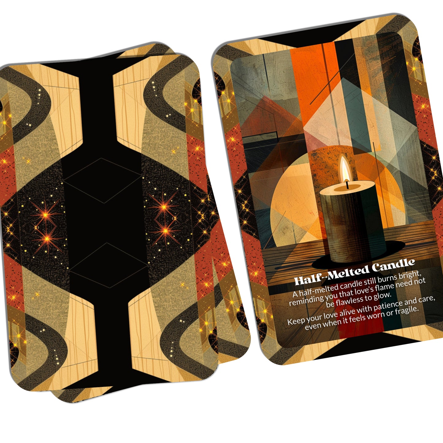 Half-Finished Love Spells – An Imperfect Romance Oracle Deck – 22 Oracle Cards – Love That Was Almost Enough