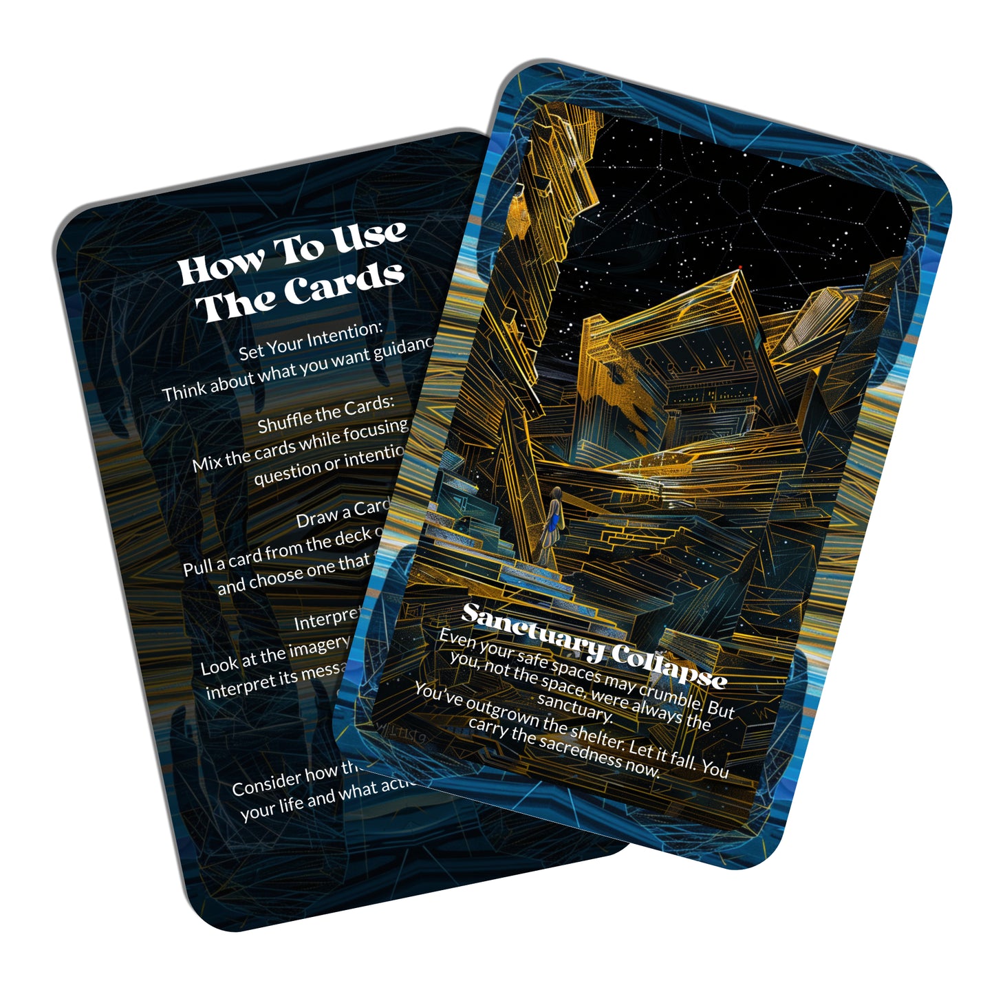 The Soft Apocalypse – A Gentle Transformation Oracle Deck – 22 Oracle Cards – Change the World Without Breaking It