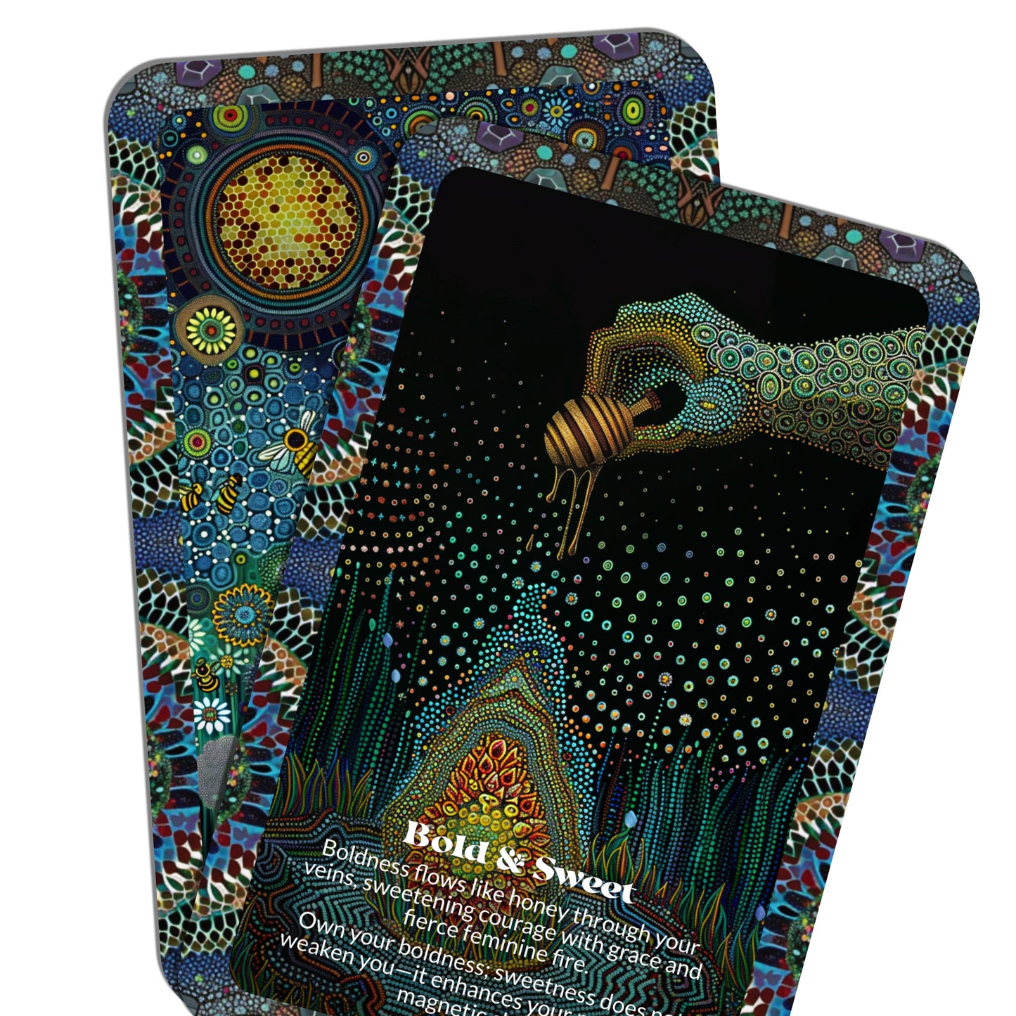 Hex & Honey – A Feminine Magick Oracle Deck – 22 Oracle Cards – Sweet Power, Dark Wisdom