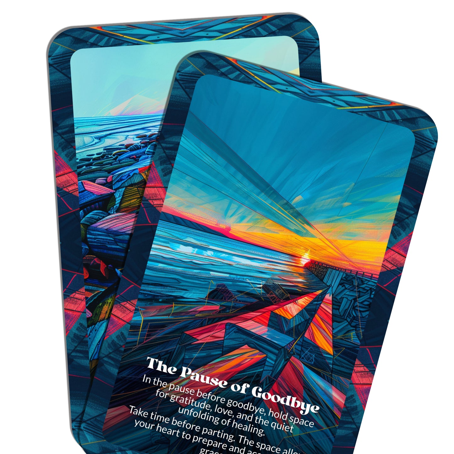 The Soft Goodbye – A Closure Oracle Deck – 22 Oracle Cards – Release with Reverence, Depart with Grace