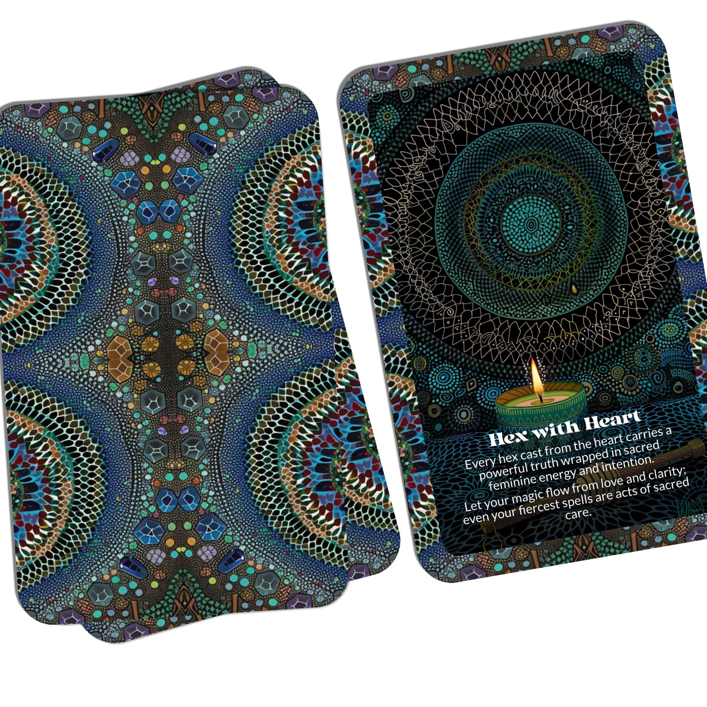 Hex & Honey – A Feminine Magick Oracle Deck – 22 Oracle Cards – Sweet Power, Dark Wisdom