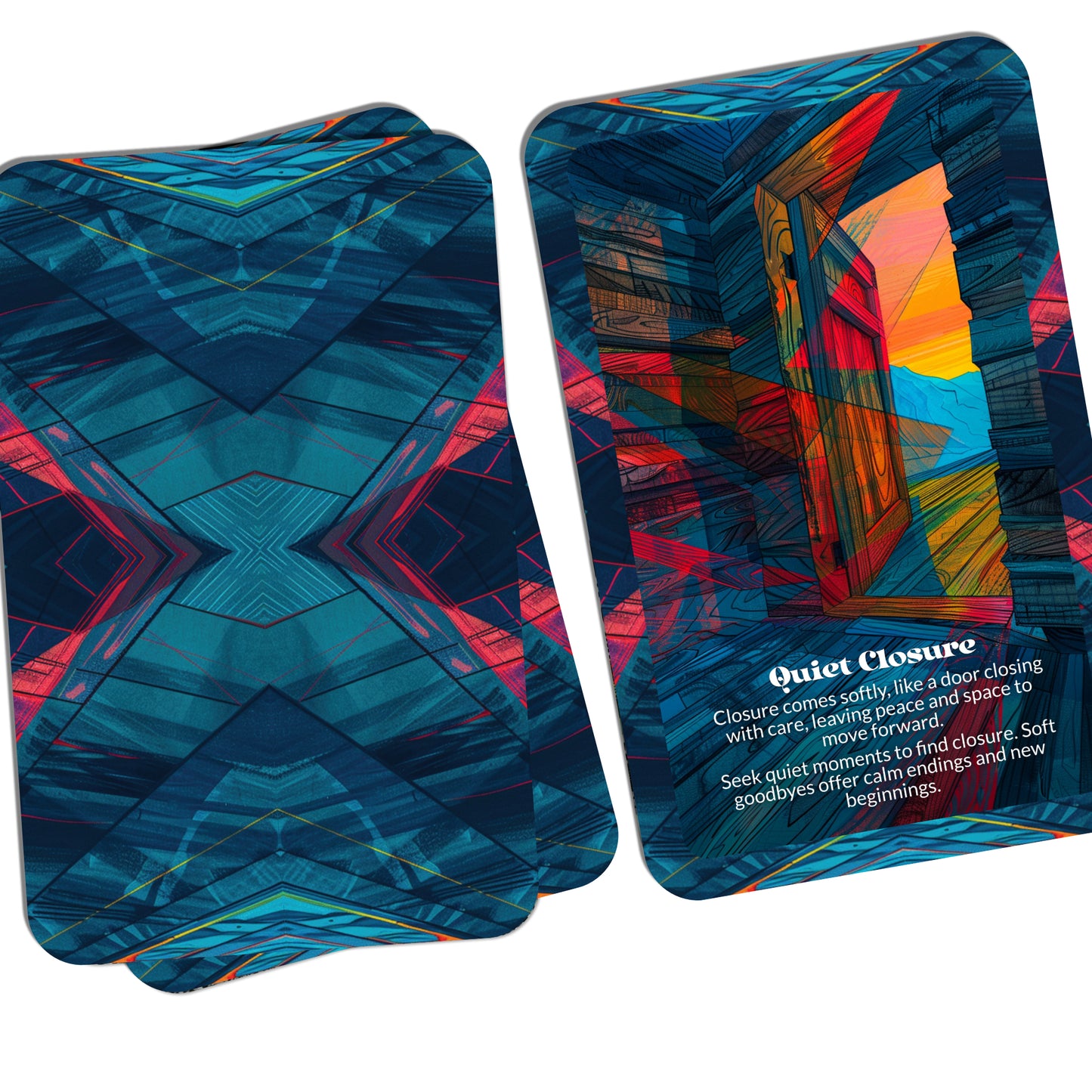 The Soft Goodbye – A Closure Oracle Deck – 22 Oracle Cards – Release with Reverence, Depart with Grace