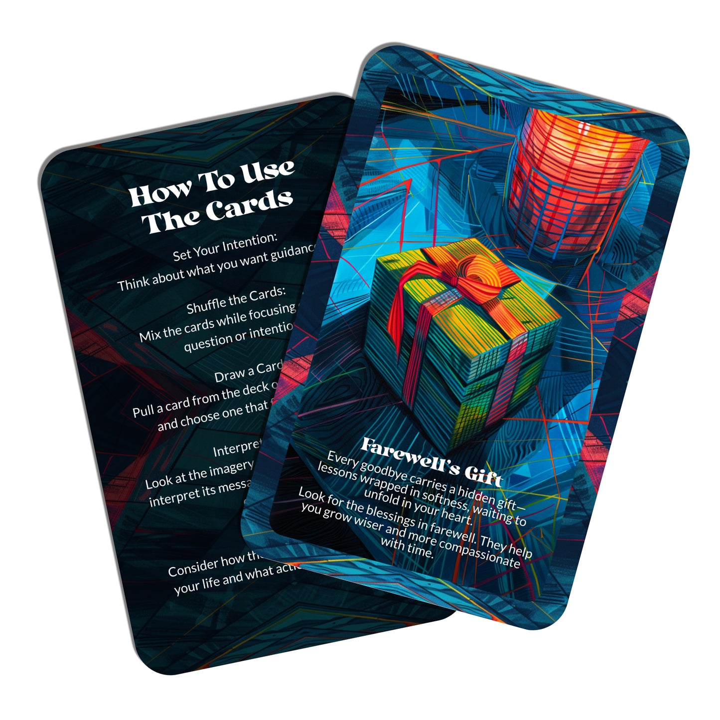 The Soft Goodbye – A Closure Oracle Deck – 22 Oracle Cards – Release with Reverence, Depart with Grace