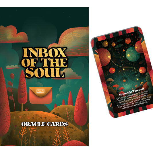 Inbox of the Soul – A Digital Wisdom Oracle Deck – 22 Oracle Cards – Spirit Speaks Through the Screen