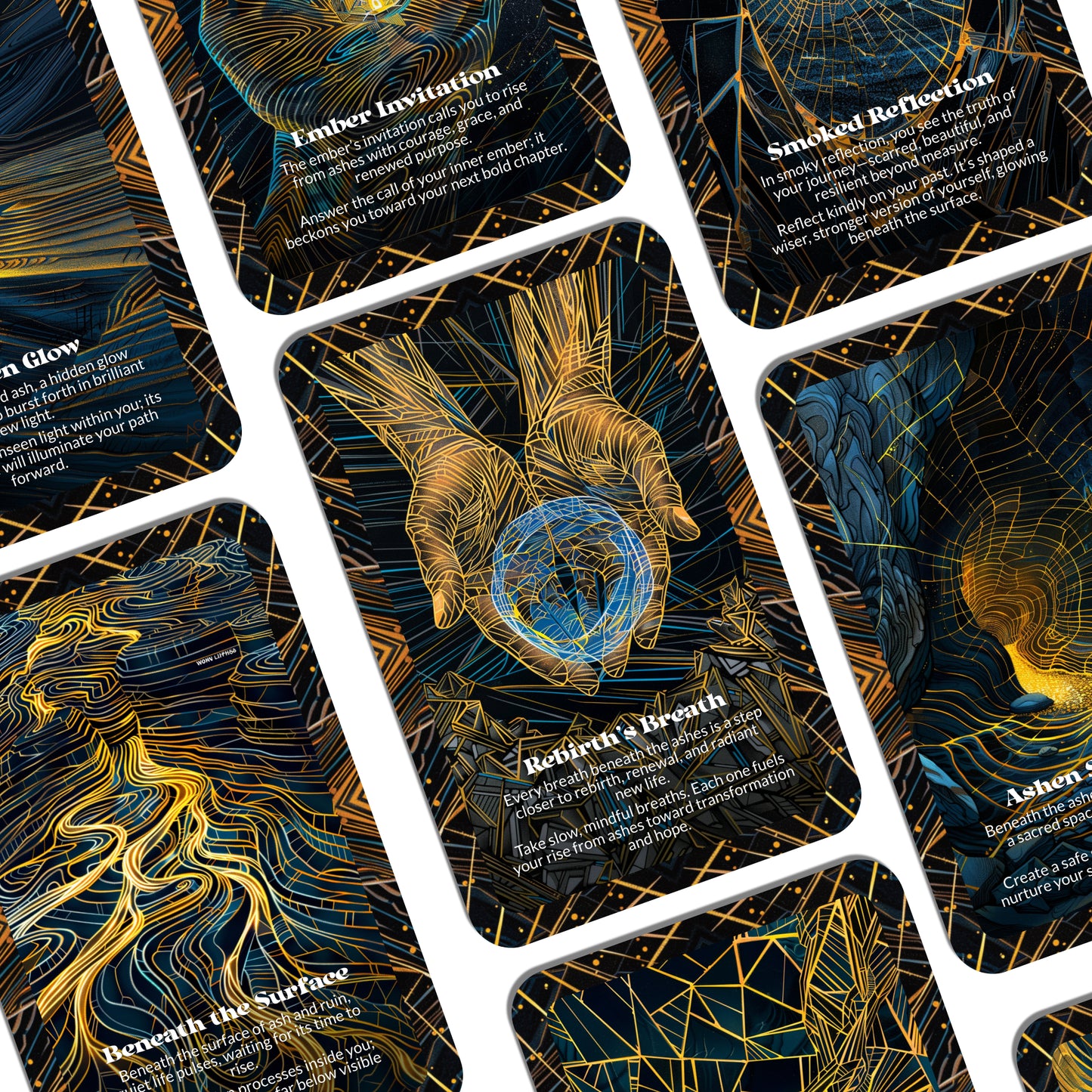 Beneath the Ashes – A Renewal Oracle Deck – 22 Oracle Cards – What Remains After the Burning