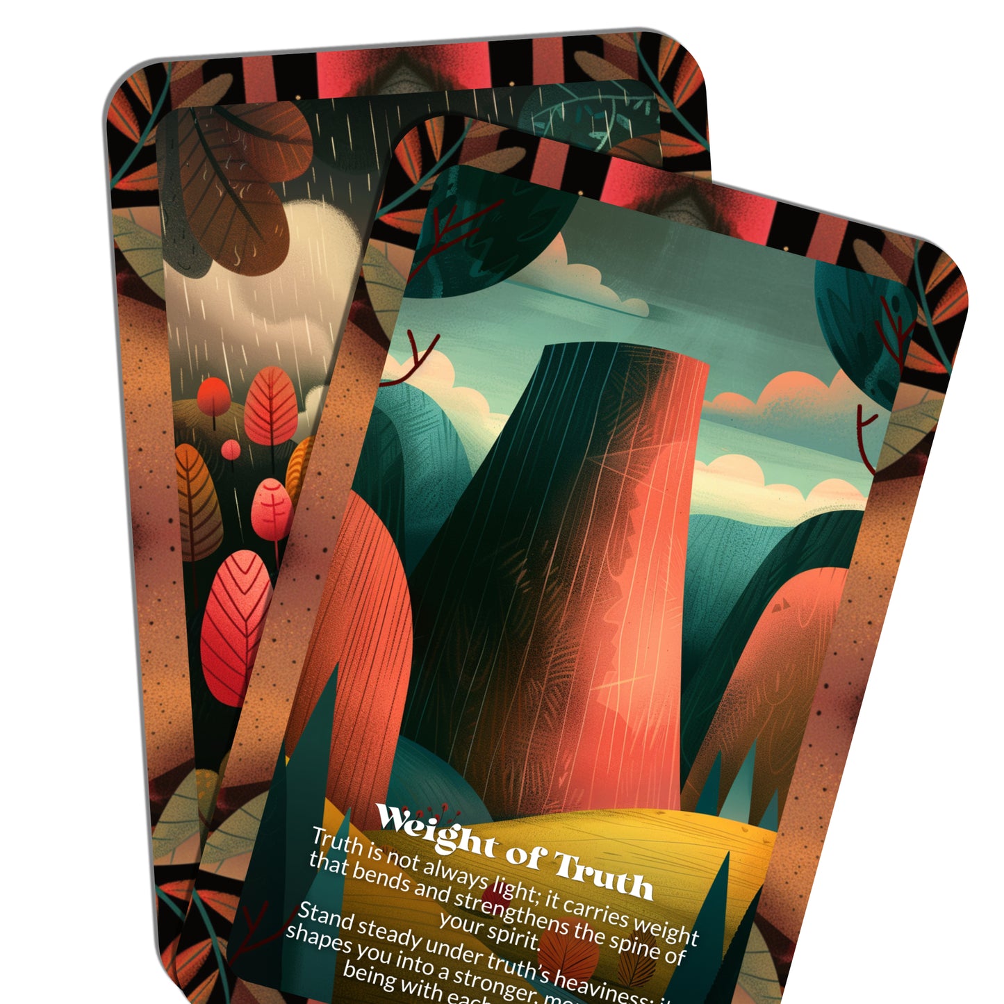 The Weight of Light – An Illumination Oracle Deck – 22 Oracle Cards – Hold the Glow Without Burning Out