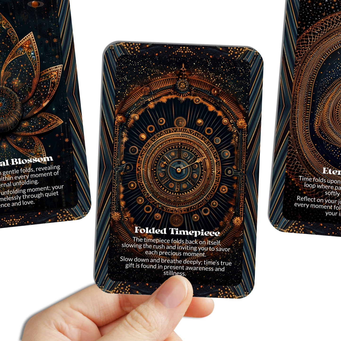 Infinity Folds – A Timeless Reflection Oracle Deck – 22 Oracle Cards – Where Eternity Bends Inward