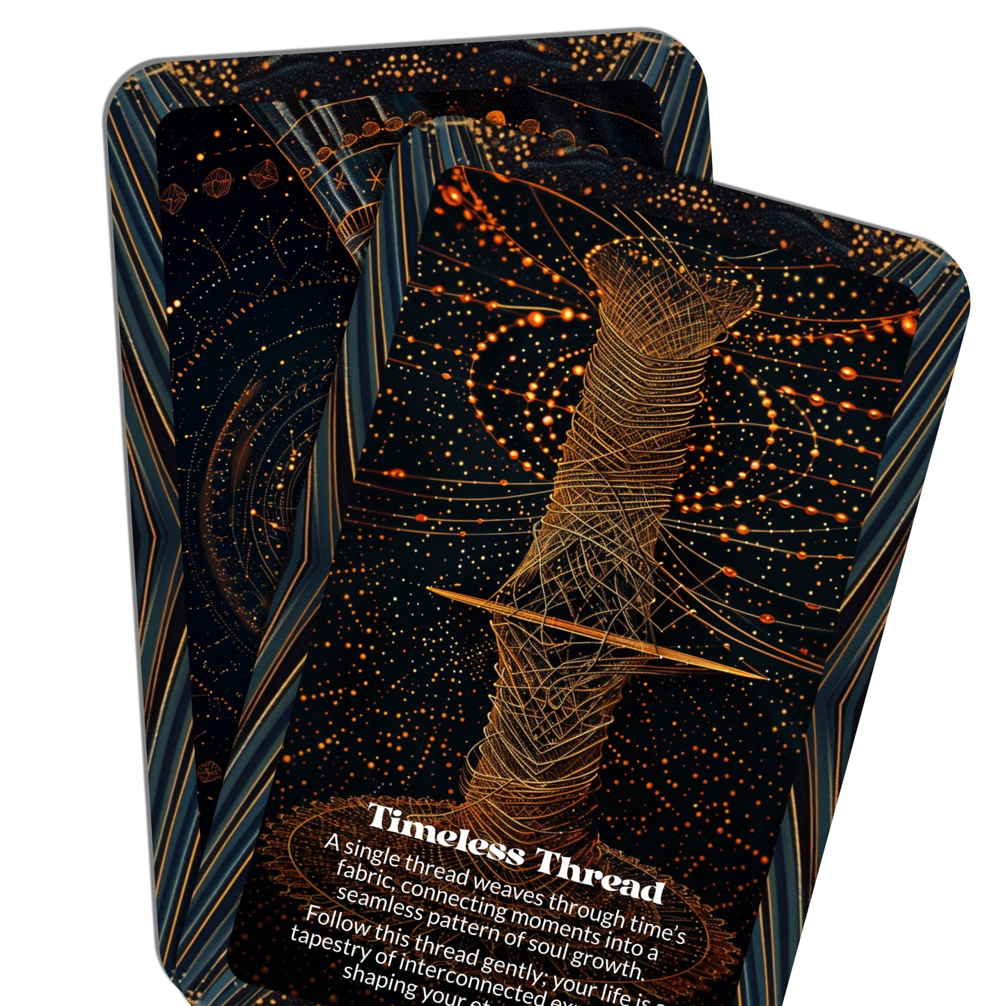 Infinity Folds – A Timeless Reflection Oracle Deck – 22 Oracle Cards – Where Eternity Bends Inward