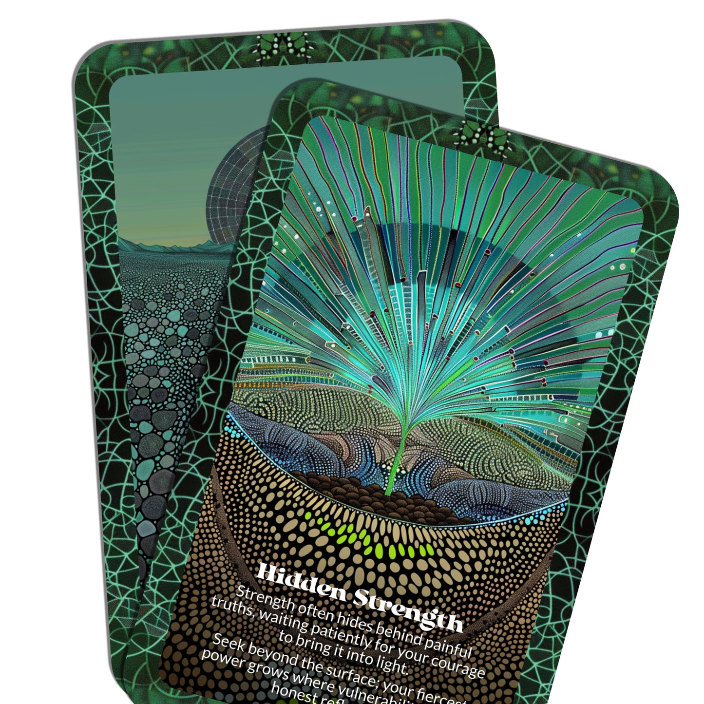 Thorns & Truths – A Fierce Growth Oracle Deck – 22 Oracle Cards – Pain Blooms into Powerful Knowing