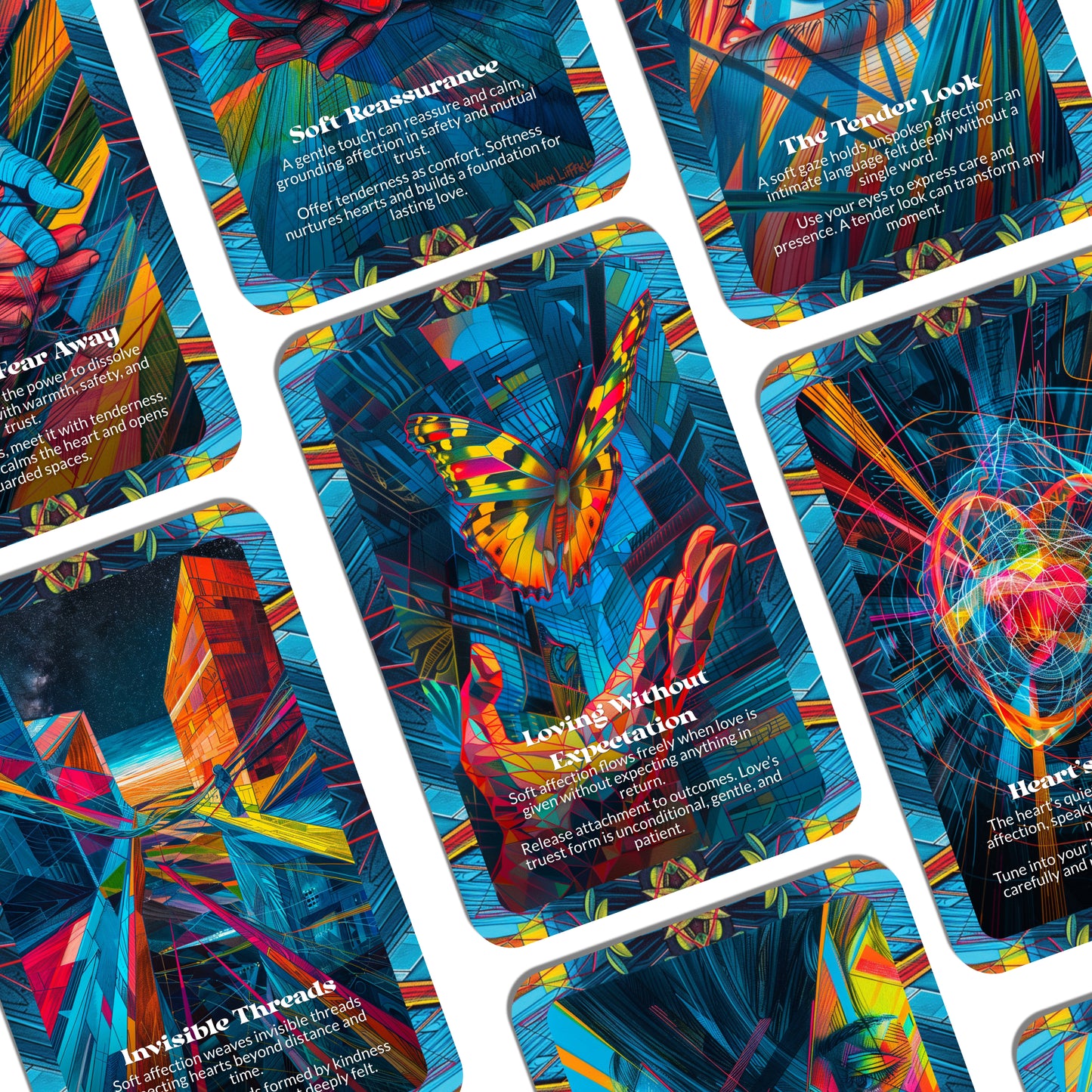 Kiss Theory – An Intuitive Affection Oracle Deck – 22 Oracle Cards – Love Without Proof, Just Knowing