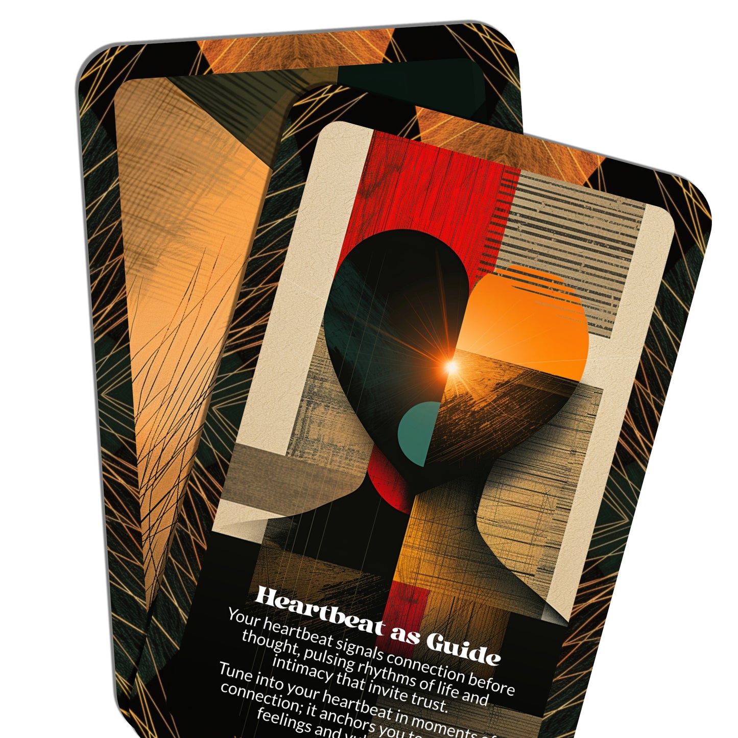 Touch Before Thought – A Somatic Connection Oracle Deck – 22 Oracle Cards – Feel First, Then Understand