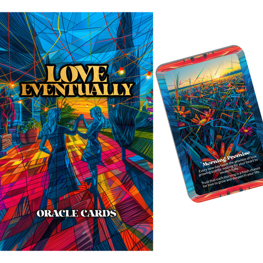 Love, Eventually – A Heart Patience Oracle Deck – 22 Oracle Cards – When the Timing is a Tender Mystery