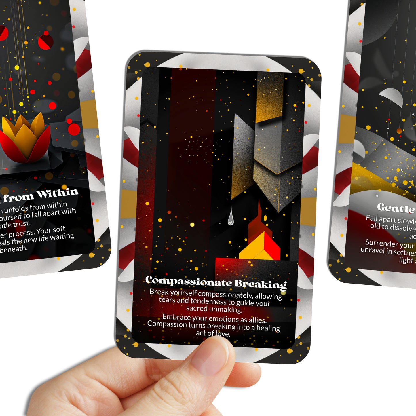 Unmake Me Kindly – A Spiritual Surrender Oracle Deck – 22 Oracle Cards – Let the Undoing Be Tender