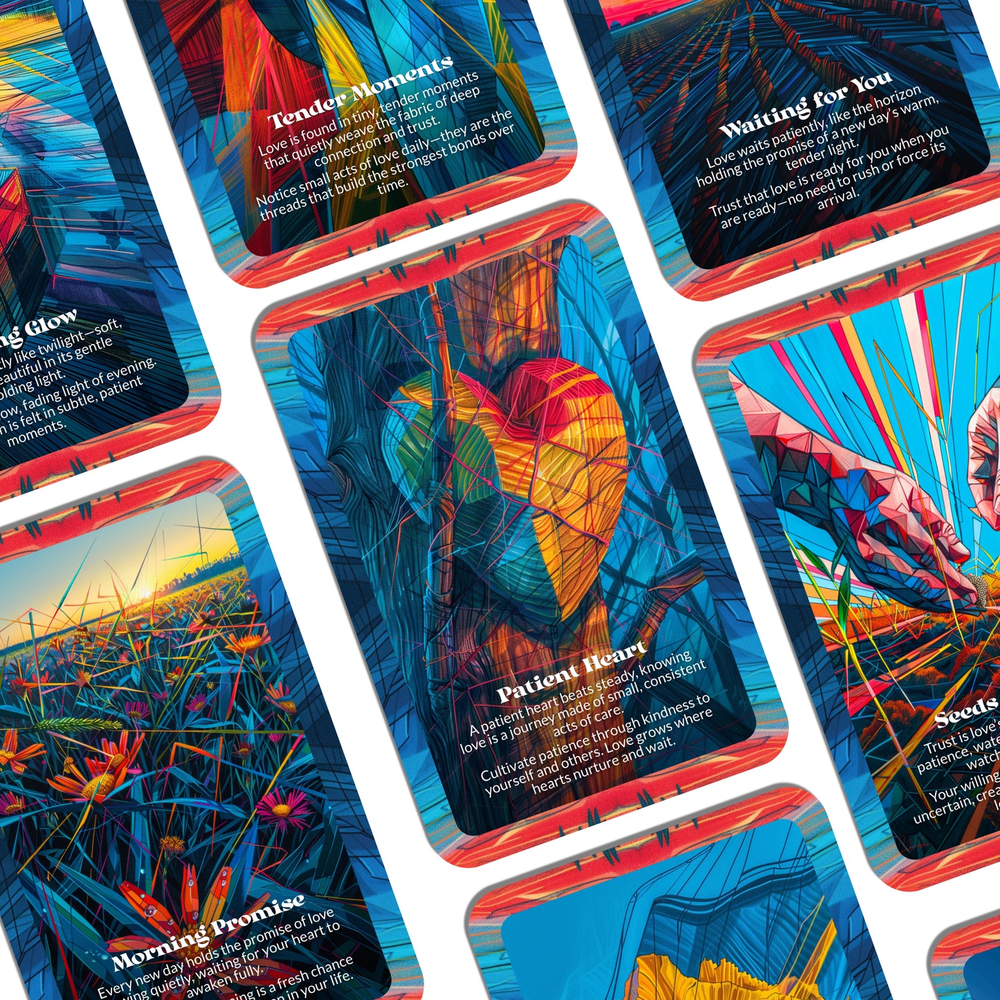 Love, Eventually – A Heart Patience Oracle Deck – 22 Oracle Cards – When the Timing is a Tender Mystery