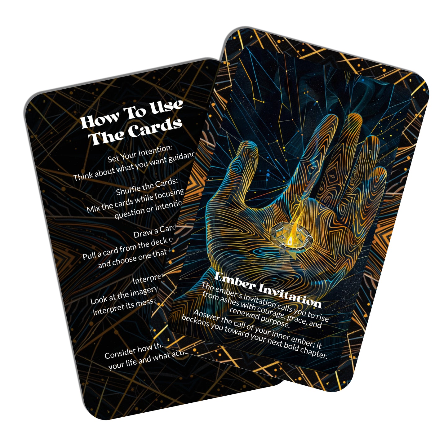 Beneath the Ashes – A Renewal Oracle Deck – 22 Oracle Cards – What Remains After the Burning