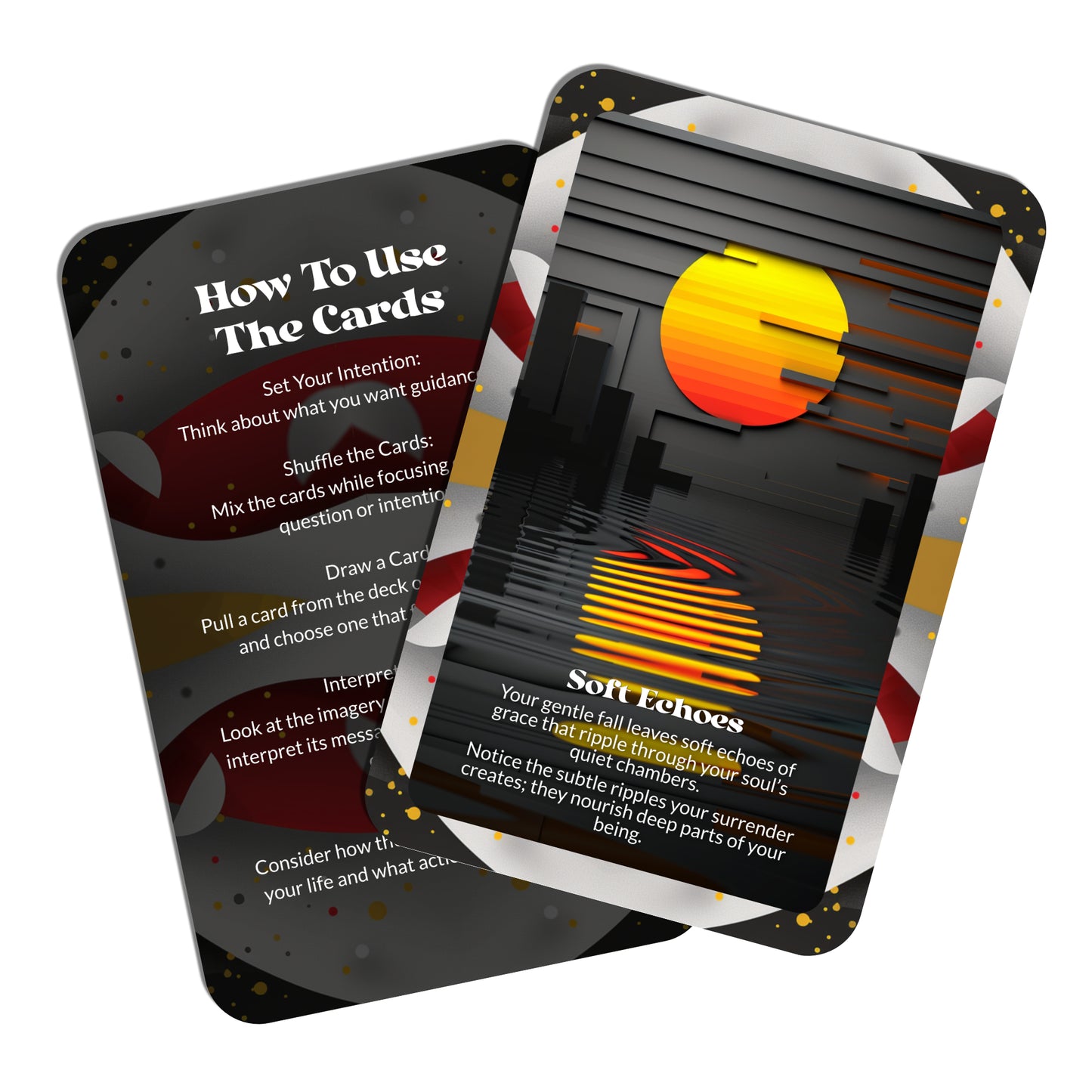 Unmake Me Kindly – A Spiritual Surrender Oracle Deck – 22 Oracle Cards – Let the Undoing Be Tender