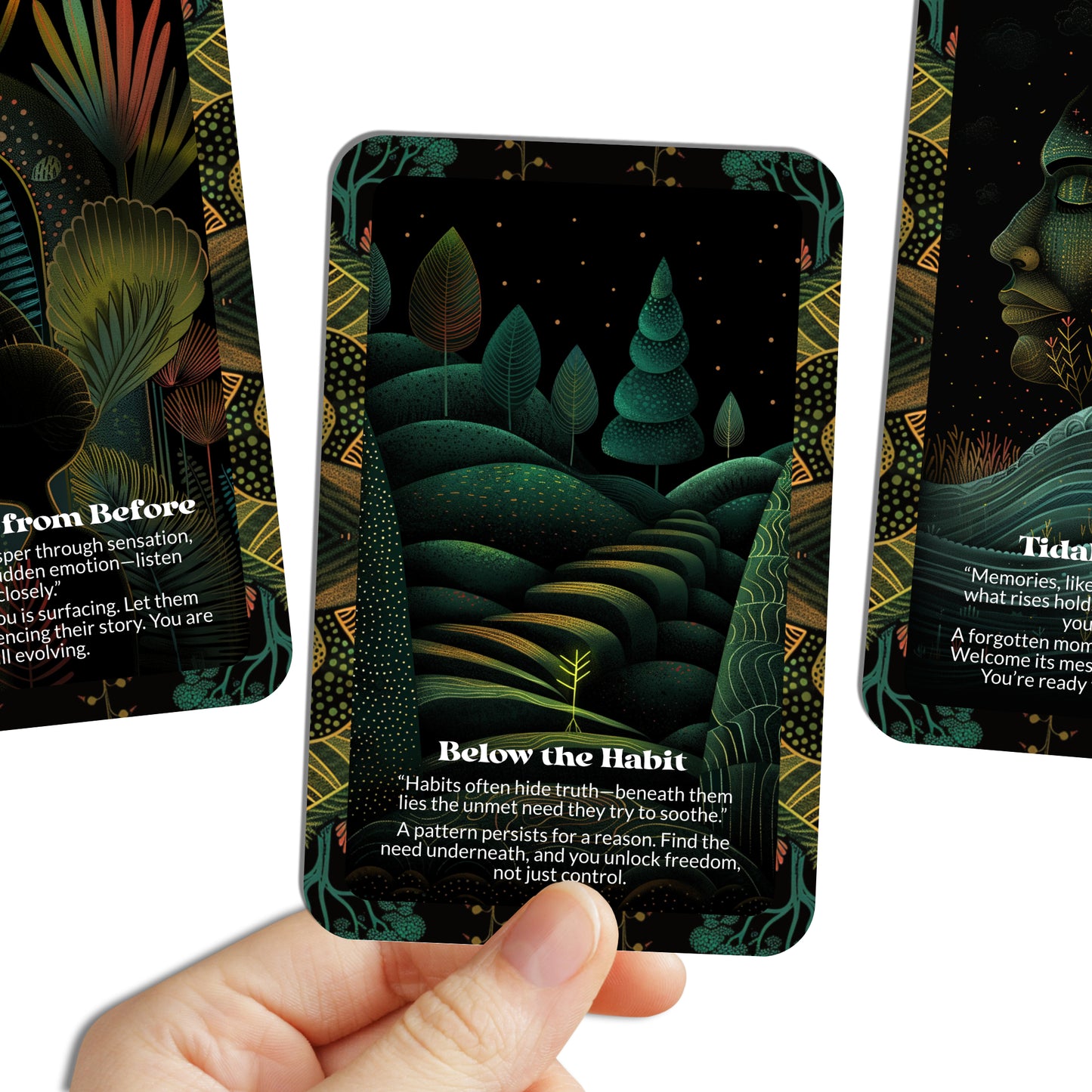 Unseen Currents – A Subconscious Exploration Oracle Deck – 22 Oracle Cards – What Flows Beneath Awareness