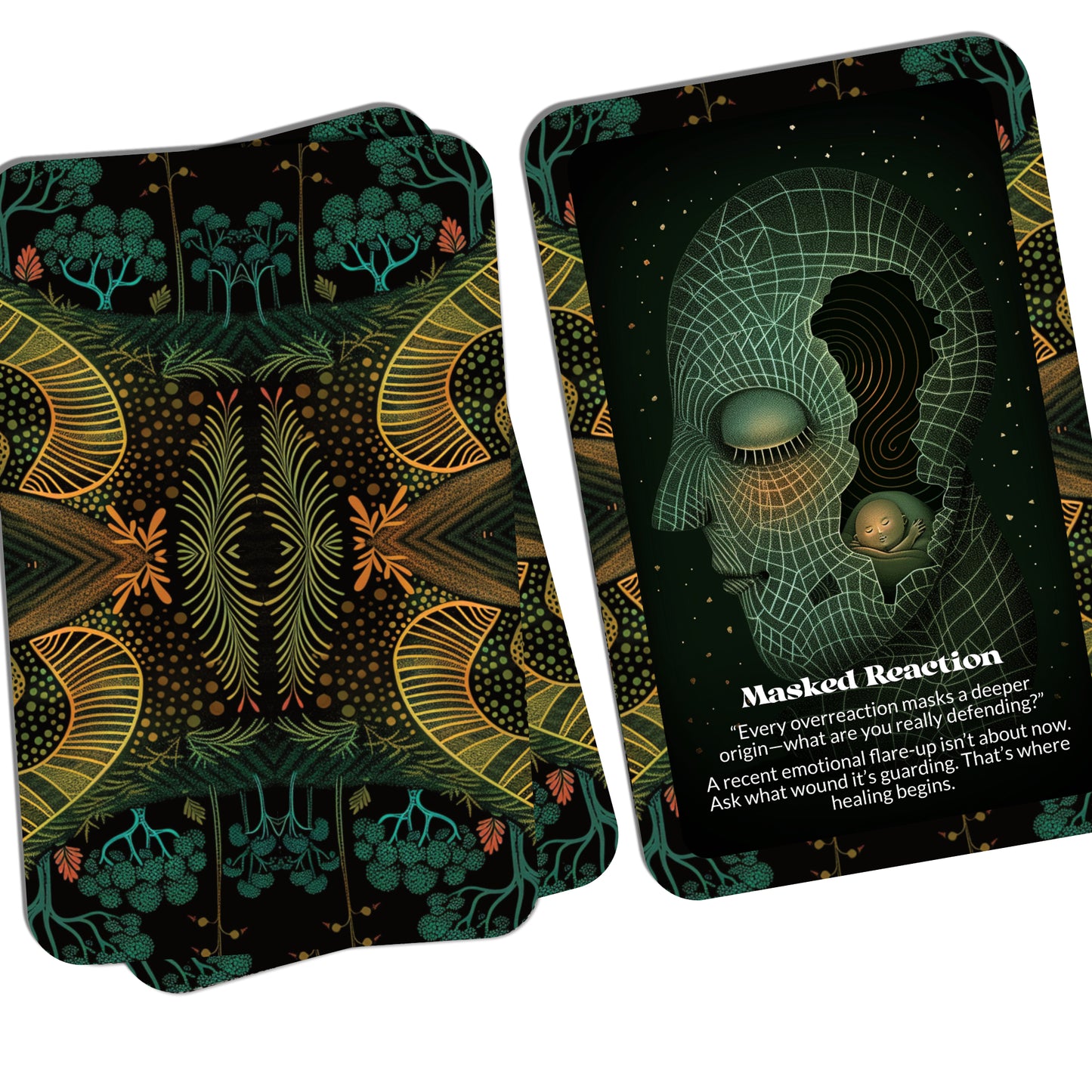Unseen Currents – A Subconscious Exploration Oracle Deck – 22 Oracle Cards – What Flows Beneath Awareness