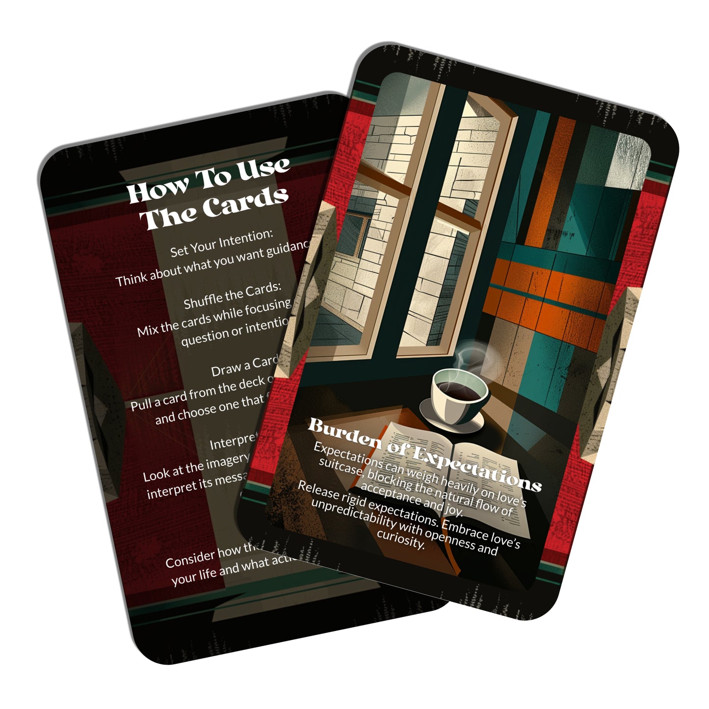 Lover’s Luggage – An Emotional Healing Oracle Deck – 22 Oracle Cards – Unpack the Past You Carried Here