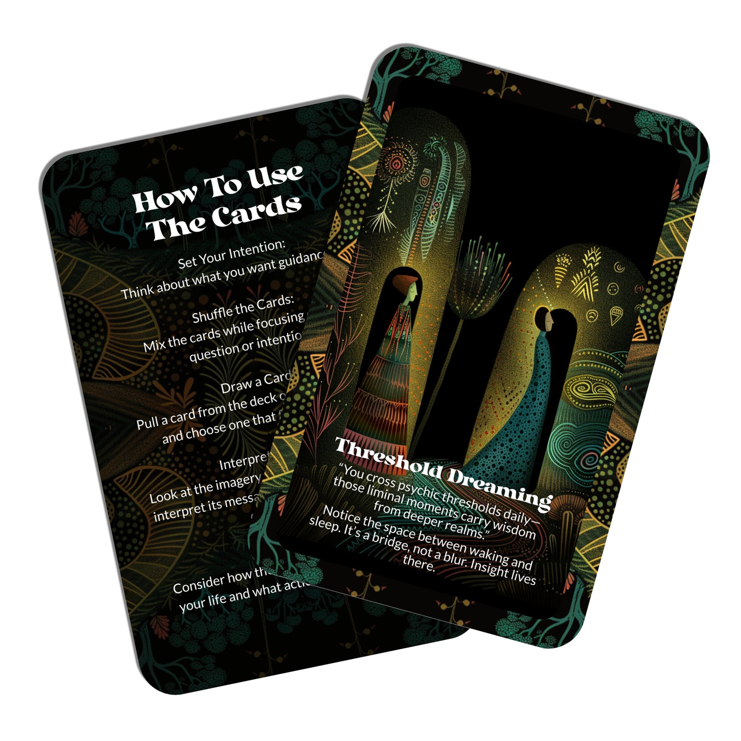 Unseen Currents – A Subconscious Exploration Oracle Deck – 22 Oracle Cards – What Flows Beneath Awareness