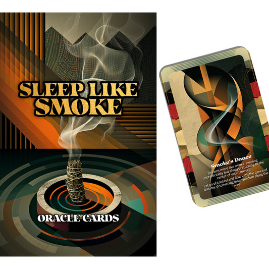 Sleep Like Smoke – A Dream Wisdom Oracle Deck – 22 Oracle Cards – Drift Softly Into the Knowing