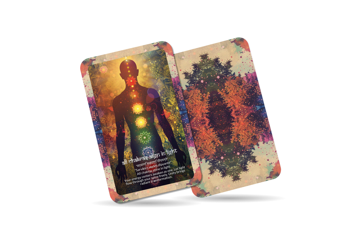 Chakra Mantra – An Energy Center Oracle Deck – 22 Oracle Cards – Aligning the Inner Rainbow