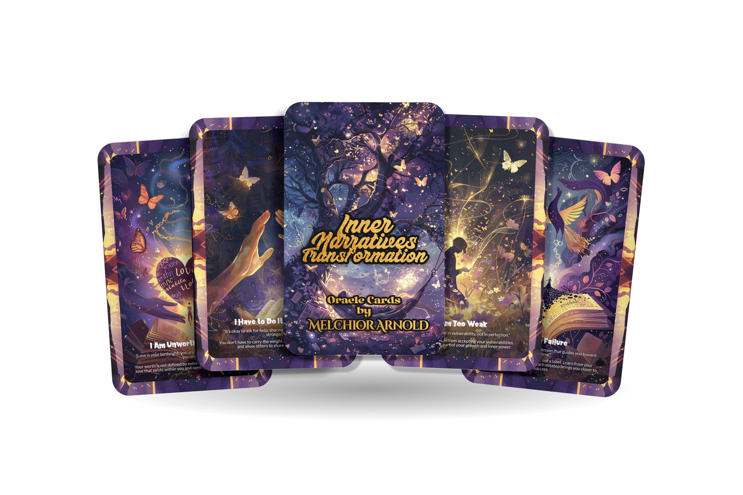 Inner Narratives Transformation Deck – Reframe Your Story – Shadow Work & Empowered Identity 22-Card Deck