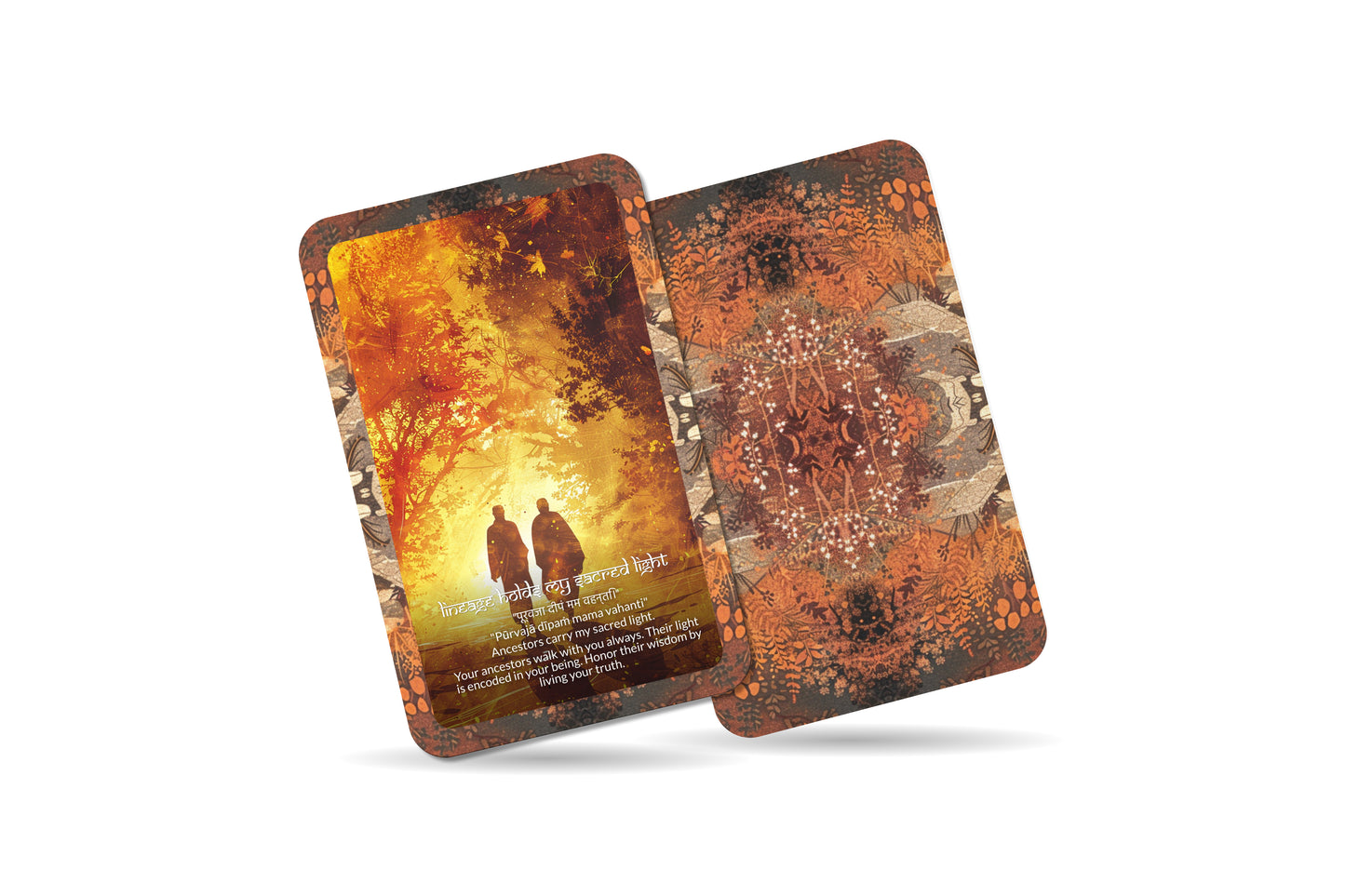 Ancestor Mantra – A Lineage Wisdom Oracle Deck – 22 Oracle Cards – Honoring Roots and Spirit Guides