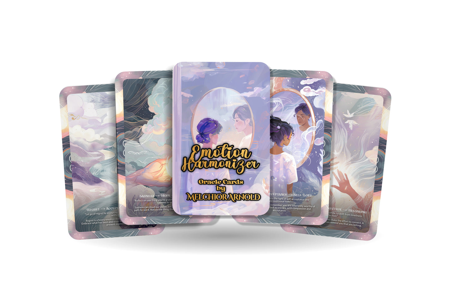 Emotion Harmonizer Cards – Balance Your Feelings – Emotional Awareness & Healing 22-Card Deck