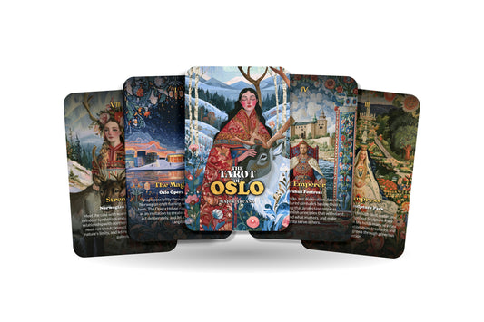 The Tarot of Oslo – A Nordic Fjord Tarot Deck – 22 Tarot Cards – Viking Heritage and Northern Light