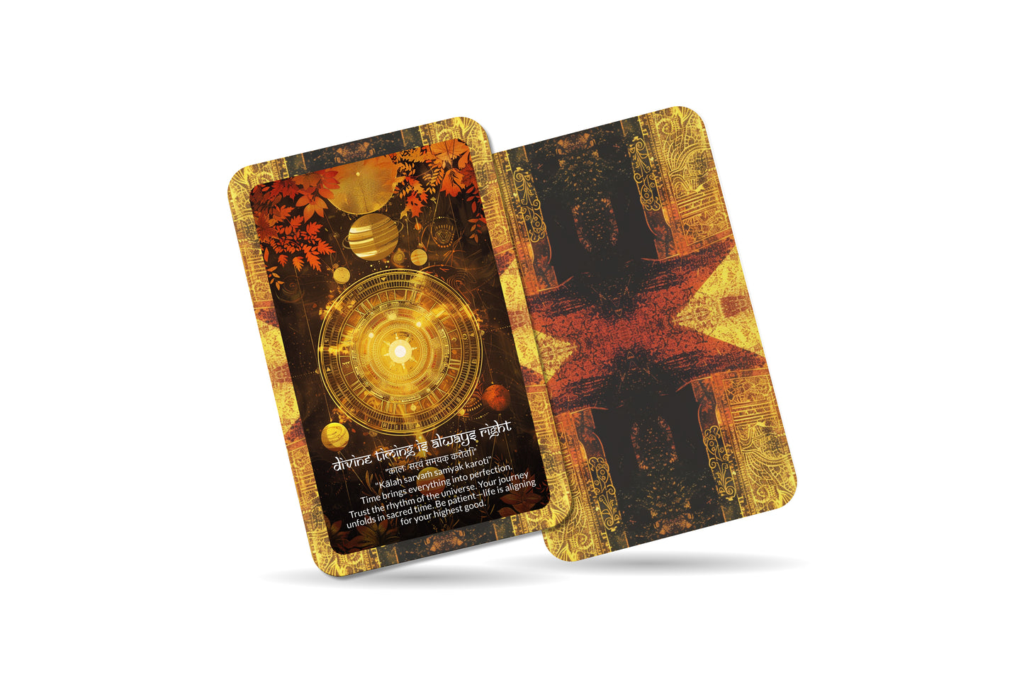 Timing Mantra – A Divine Flow Oracle Deck – 22 Oracle Cards – Trust the Rhythm of the Universe