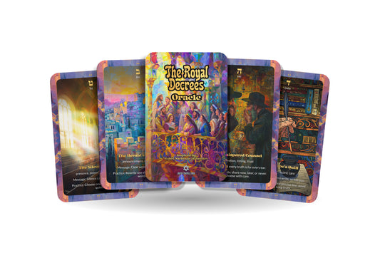The Royal Decrees Oracle – 22 Oracle Cards – Command Your Inner Kingdom