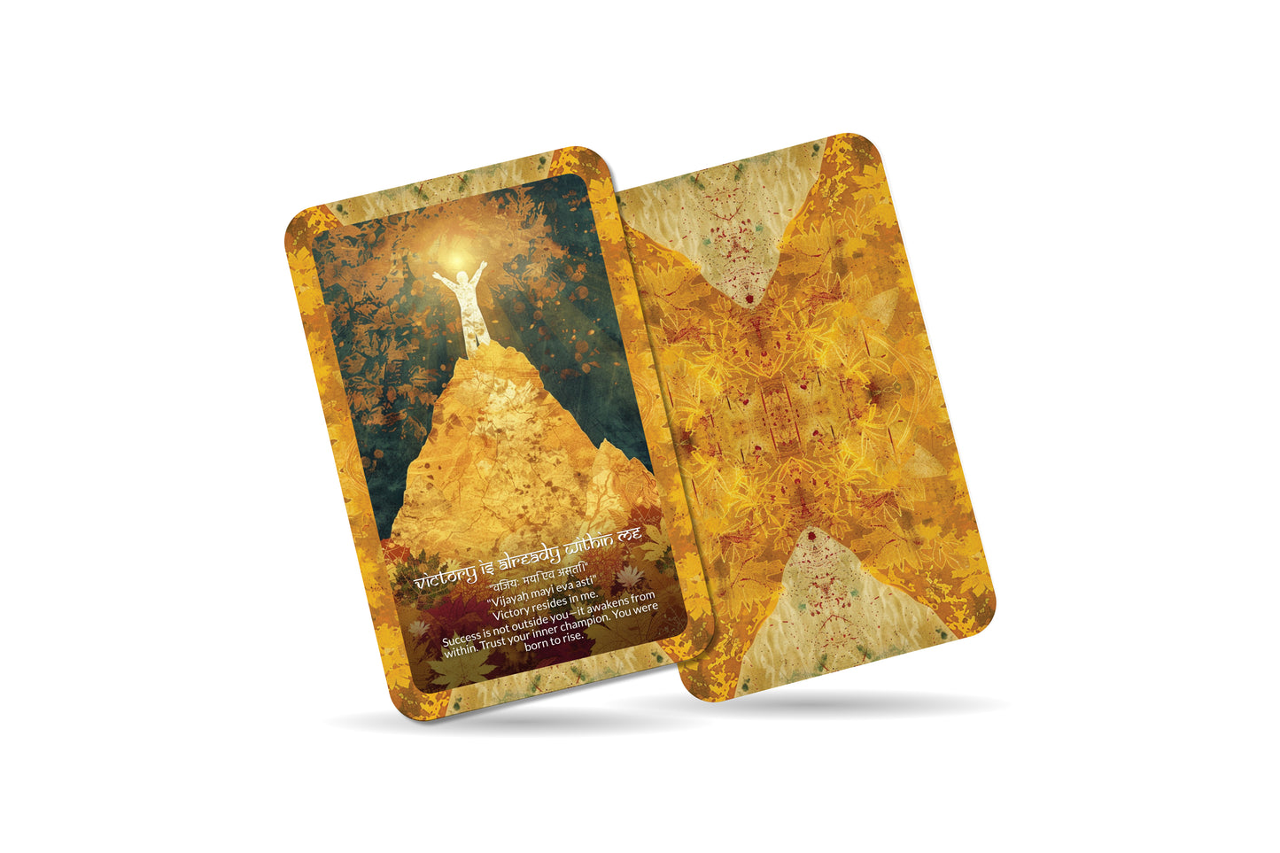 Success Mantra – A Manifestation Oracle Deck – 22 Oracle Cards – Aligning with Triumph and Purpose