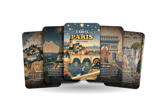 The Tarot of Paris – A French Mysticism Tarot Deck – 22 Tarot Cards – Art, Romance, and the Spirit of the Seine