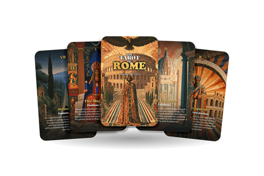 The Tarot of Rome – An Ancient Roman Tarot Deck – 22 Tarot Cards – Empire, Mythology, and Eternal City Wisdom