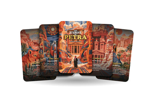The Tarot of Petra – An Ancient Nabataean Tarot Deck – 22 Tarot Cards – Rose-City Mysteries of the Desert