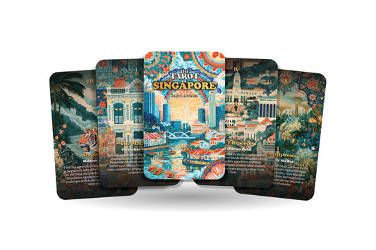 The Tarot of Singapore – A Tropical Asian Tarot Deck – 22 Tarot Cards – Gardens, Temples, and Maritime Heritage