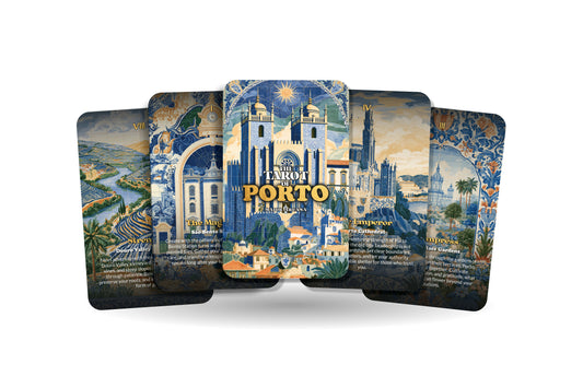 The Tarot of Porto – A Portuguese River Tarot Deck – 22 Tarot Cards – Douro Waters and Northern Heritage