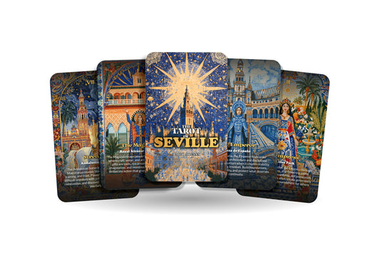 The Tarot of Seville – An Andalusian Spirit Tarot Deck – 22 Tarot Cards – Flamenco, Moorish Heritage, and Passion