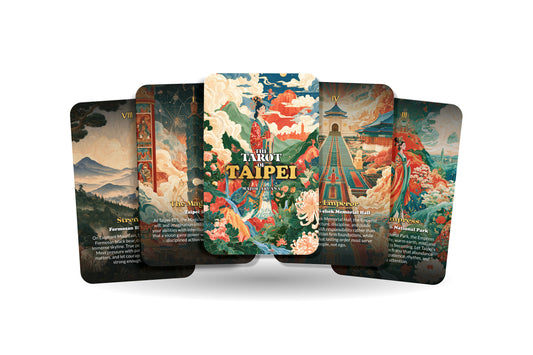The Tarot of Taipei – A Taiwanese Mountain Tarot Deck – 22 Tarot Cards – Temples, Tea, and Island Mysticism