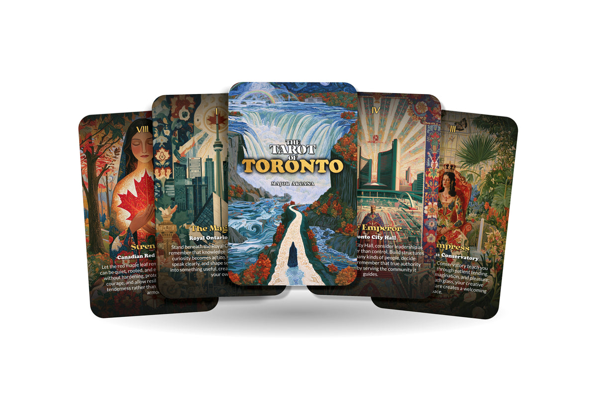 The Tarot of Toronto – A Canadian Multicultural Tarot Deck – 22 Tarot Cards – Urban Diversity and Lakeside Spirit